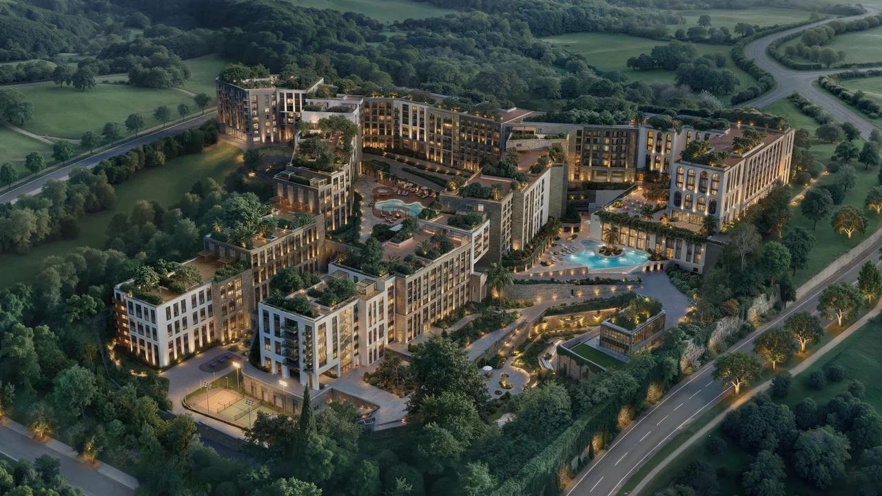 Вид на курортный комплекс СИАЛИЯ Cosmos Selection 5 в Сочи